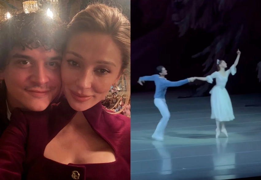 Настя Ивлеева и её муж Филипп Бегак сходили на "Щелкунчика"