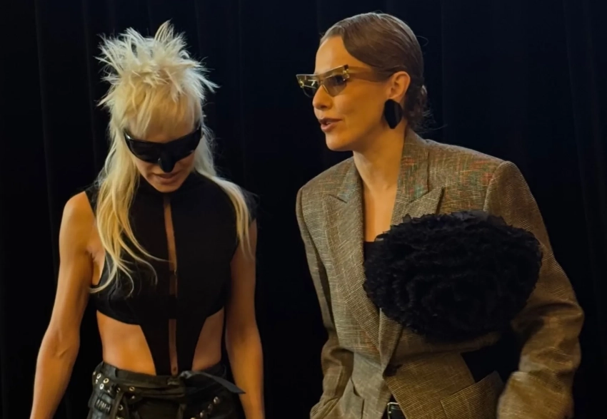 Ксения Собчак, Глюкоза и Владислав Лисовец посетили модную презентацию в Москве